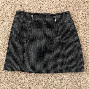 Willi Smith wool mini skirt